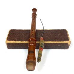 Johannes Adler Blockflöte fleita su priedais ir originalia dėžute 32,5x3x3 cm