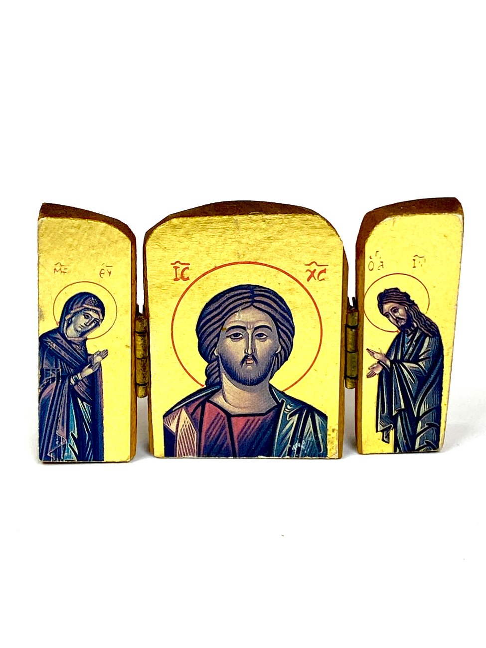 HK1325-religines-skulpturos-ir-paveikslai-1 Ikonų triptikas 1×7,5×4,5 cm