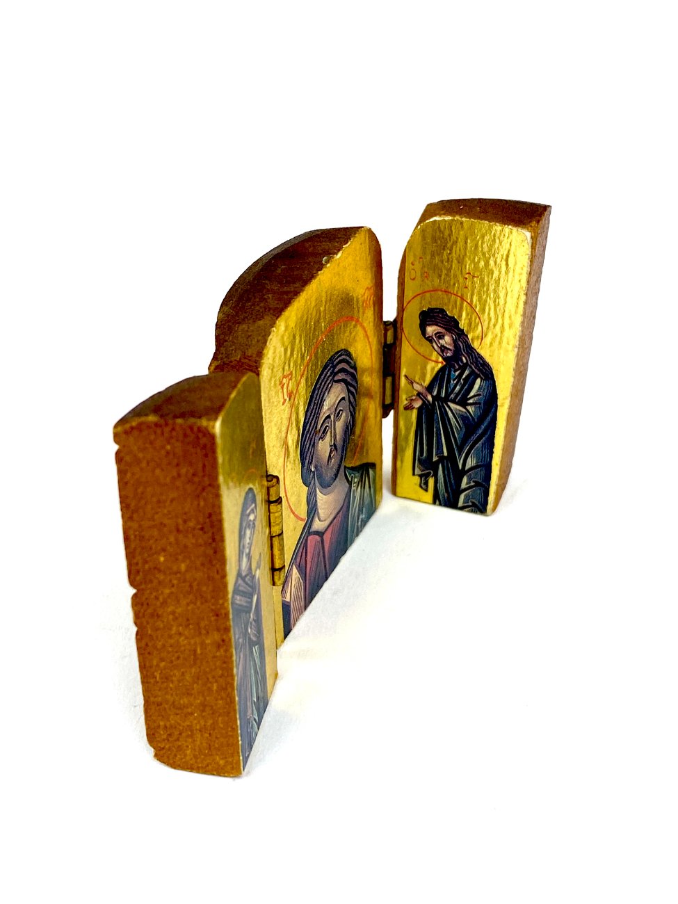 HK1325-religines-skulpturos-ir-paveikslai-3 Ikonų triptikas 1×7,5×4,5 cm