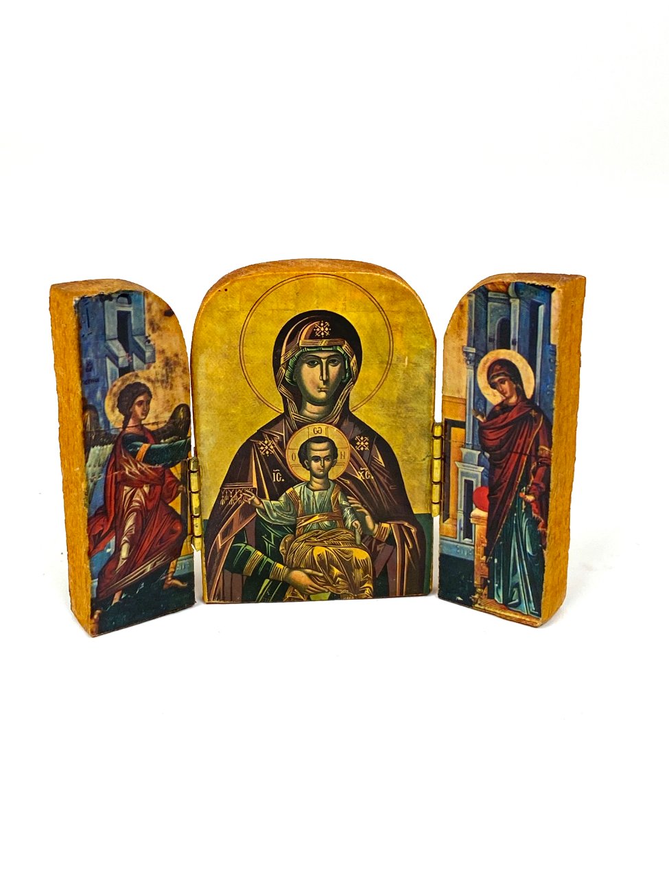 HK1329-religines-skulpturos-ir-paveikslai-1 Ikonų triptikas 1x10x7 cm
