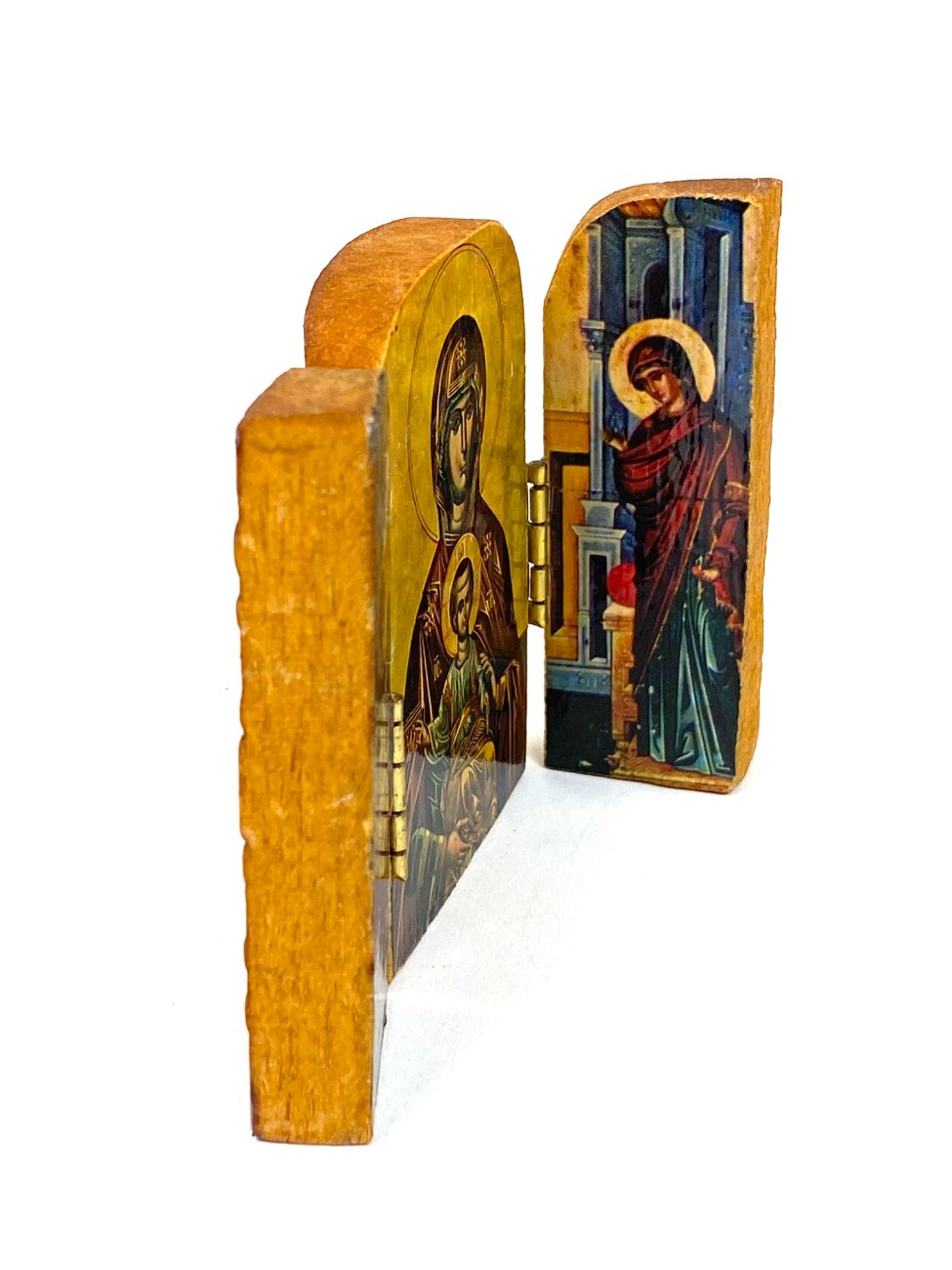 HK1329-religines-skulpturos-ir-paveikslai-3 Ikonų triptikas 1x10x7 cm