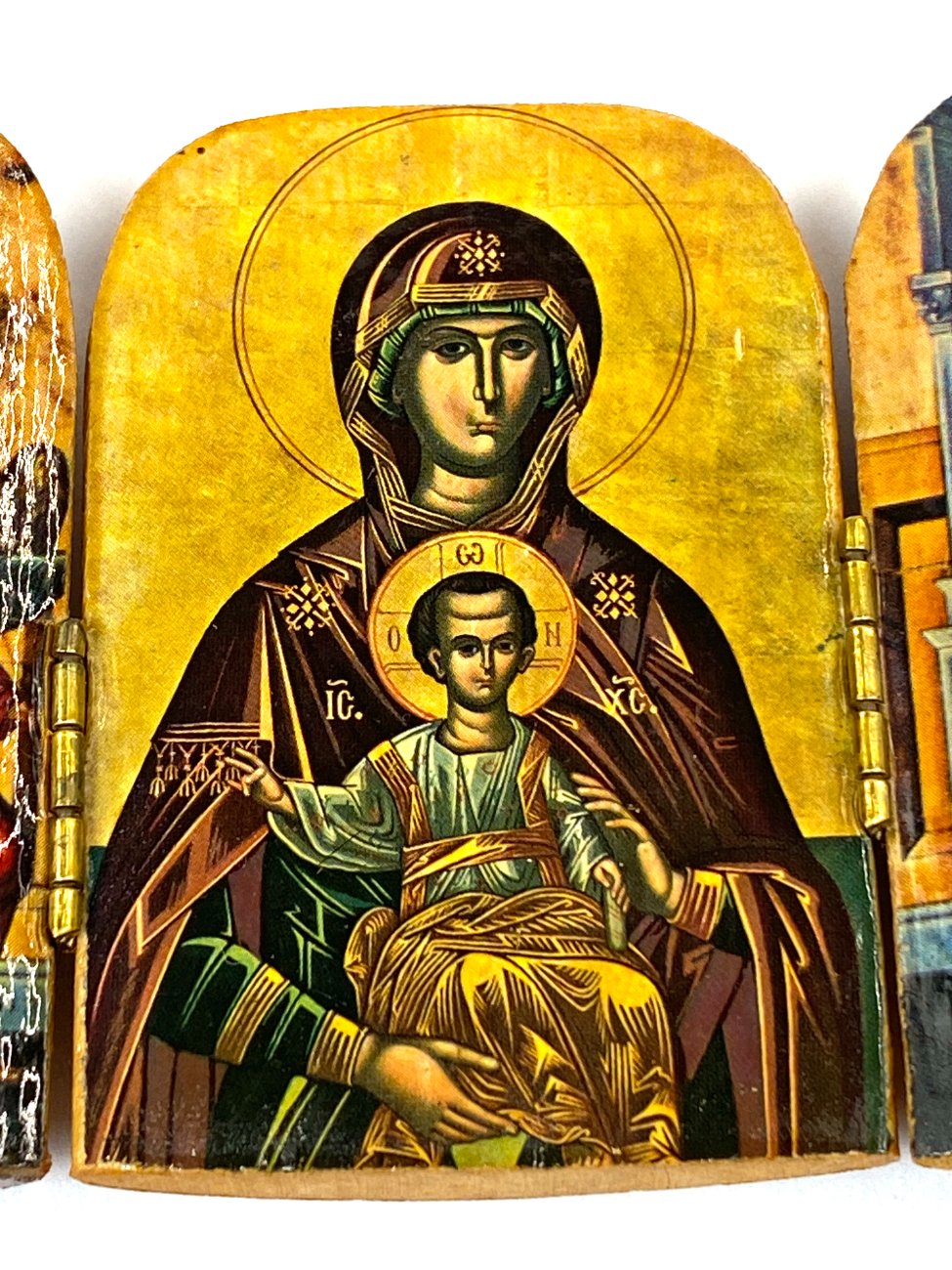 HK1329-religines-skulpturos-ir-paveikslai-6 Ikonų triptikas 1x10x7 cm