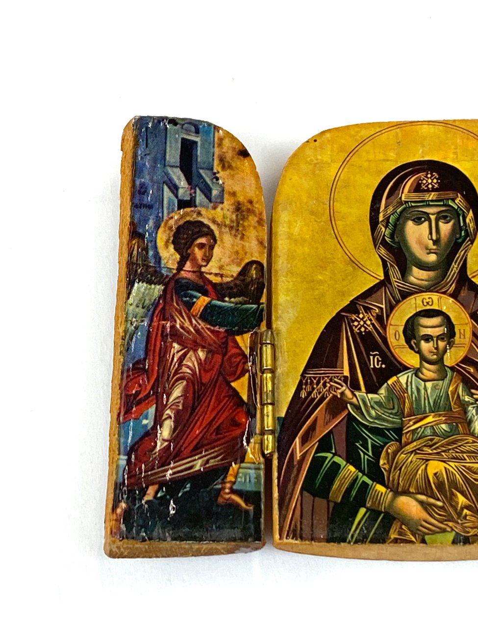 HK1329-religines-skulpturos-ir-paveikslai-7 Ikonų triptikas 1x10x7 cm