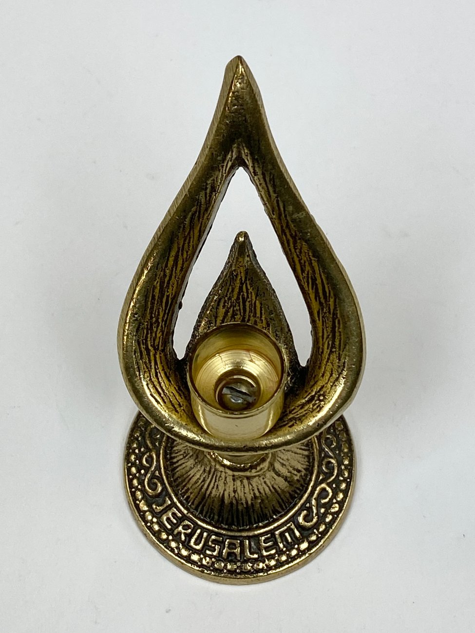 HK1331-zvakides-6 Žalvarinė žvakidė “Jerusalem” 8×5,5×10,5 cm