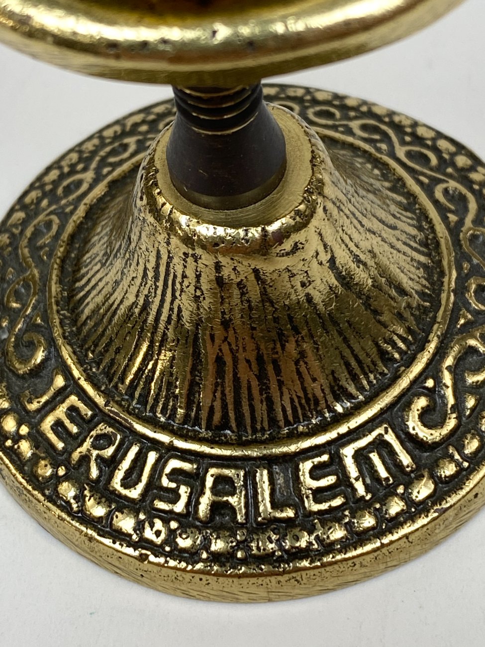HK1331-zvakides-7 Žalvarinė žvakidė “Jerusalem” 8×5,5×10,5 cm