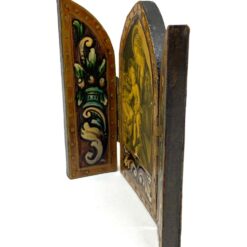 Ikonų triptikas su Sandro Botticelli darbo “Madonna of the Book” printu 2x13x10,5 cm