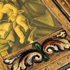 Ikonų triptikas su Sandro Botticelli darbo “Madonna of the Book” printu 2x13x10,5 cm