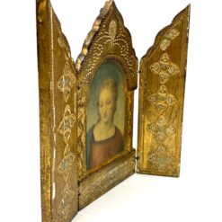 Ikonų triptikas su Raphael darbo “Madonna del Cardellino” printu 1x16x15 cm