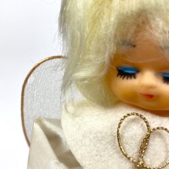 Japoniška “Sankyo” 360° besisukanti angelo figūra – mechaninė muzikinė dėžutė 11x11x23 cm