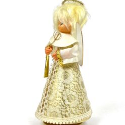 Japoniška “Sankyo” 360° besisukanti angelo figūra – mechaninė muzikinė dėžutė 11x11x23 cm