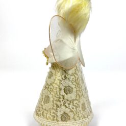 Japoniška “Sankyo” 360° besisukanti angelo figūra – mechaninė muzikinė dėžutė 11x11x23 cm