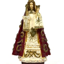 Švč. Mergelės Marijos su Jėzumi statula iš gipso 9x17x31,5 cm