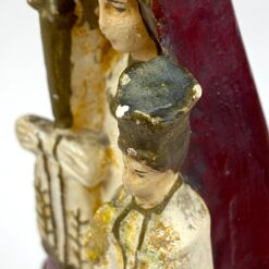 Švč. Mergelės Marijos su Jėzumi statula iš gipso 9x17x31,5 cm