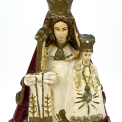 Švč. Mergelės Marijos su Jėzumi statula iš gipso 9x17x31,5 cm