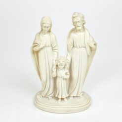 Itališka Šventosios Šeimos statula iš polirezino 8,5x14,5x22 cm