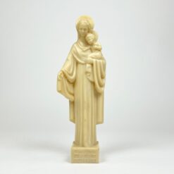 Švč. Mergelės Marijos su Jėzumi statula iš polirezino "Marie Reine du Foyer" 7x10x30 cm