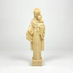 Švč. Mergelės Marijos su Jėzumi statula iš polirezino “Marie Reine du Foyer” 7x10x30 cm