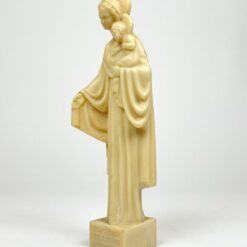 Švč. Mergelės Marijos su Jėzumi statula iš polirezino “Marie Reine du Foyer” 7x10x30 cm