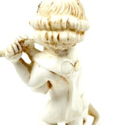 Plastikinė fleita grojančio angelo statulėlė 4,5×5,5×14 cm