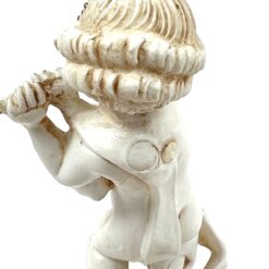 Plastikinė fleita grojančio angelo statulėlė 4,5×5,5×14 cm