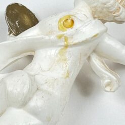 Plastikinė lėkštėmis grojančio angelo statulėlė 4,5×8,5×15 cm