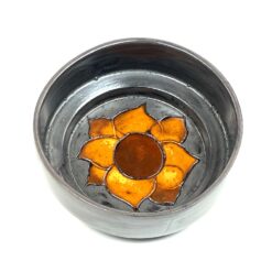 Keramikinis pilkos spalvos dubenėlis 13,5×13,5×5 cm