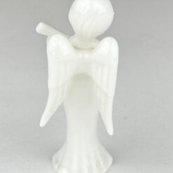 Porcelianinė angelo su mandolina statulėlė 3×3,5×8 cm