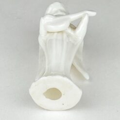 Porcelianinė angelo su mandolina statulėlė 3×3,5×8 cm