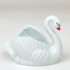 Keramikinis gulbės formos indelis 13x8x10,5 cm
