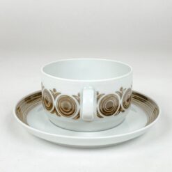 Porcelianiniai Arzberg Hutschenreuther Gruppe sriubos indas 300 ml su lėkšte 2 vnt. kompl.