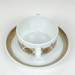 Porcelianiniai Arzberg Hutschenreuther Gruppe sriubos indas 300 ml su lėkšte 2 vnt. kompl.