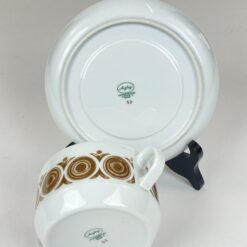 Porcelianiniai Arzberg Hutschenreuther Gruppe sriubos indas 300 ml su lėkšte 2 vnt. kompl.