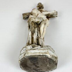 Jėzaus Kristaus ir Šv. Pranciškaus Asyžiečio statula iš gipso 8,5×14,5×31 cm