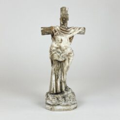 Jėzaus Kristaus ir Šv. Pranciškaus Asyžiečio statula iš gipso 8,5×14,5×31 cm