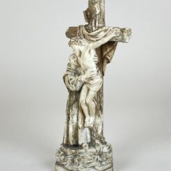 Jėzaus Kristaus ir Šv. Pranciškaus Asyžiečio statula iš gipso 8,5×14,5×31 cm