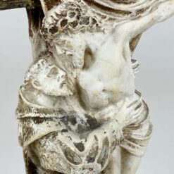 Jėzaus Kristaus ir Šv. Pranciškaus Asyžiečio statula iš gipso 8,5×14,5×31 cm