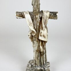 Jėzaus Kristaus ir Šv. Pranciškaus Asyžiečio statula iš gipso 8,5×14,5×31 cm