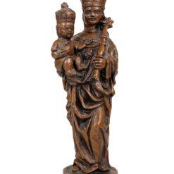 Švč. Mergelės Marijos su Kūdikėliu Jėzumi statula iš gipso 8×10,5×28,5 cm