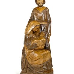 Medinė Sacred Heart Carving Co., Ltd. Šventosios Šeimos statula 9x12x31 cm