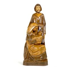 Medinė Sacred Heart Carving Co., Ltd. Šventosios Šeimos statula 9x12x31 cm
