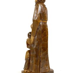 Medinė Sacred Heart Carving Co., Ltd. Šventosios Šeimos statula 9x12x31 cm