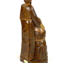 Medinė Sacred Heart Carving Co., Ltd. Šventosios Šeimos statula 9x12x31 cm