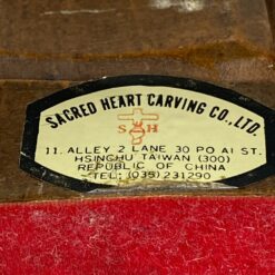 Medinė Sacred Heart Carving Co., Ltd. Šventosios Šeimos statula 9x12x31 cm