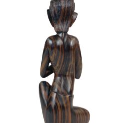 Rytietiška medinė moters statula 6x11x27,5cm