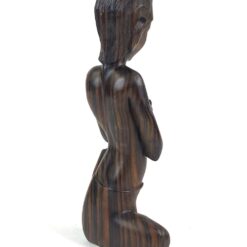 Rytietiška medinė moters statula 6x11x27,5cm