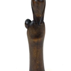Afrikietiška medinė Marijos su Jėzumi statula 7x7x25,5 cm
