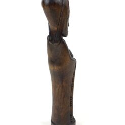 Afrikietiška medinė Marijos su Jėzumi statula 7x7x25,5 cm