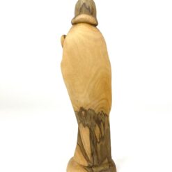 Jėzaus Kristaus su avinėliu statula iš alyvmedžio 7x8x24 cm