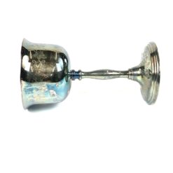 Dekoratyvinė sidabruoto metalo taurė 140 ml 8x8x14 cm