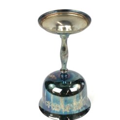 Dekoratyvinė sidabruoto metalo taurė 140 ml 8x8x14 cm